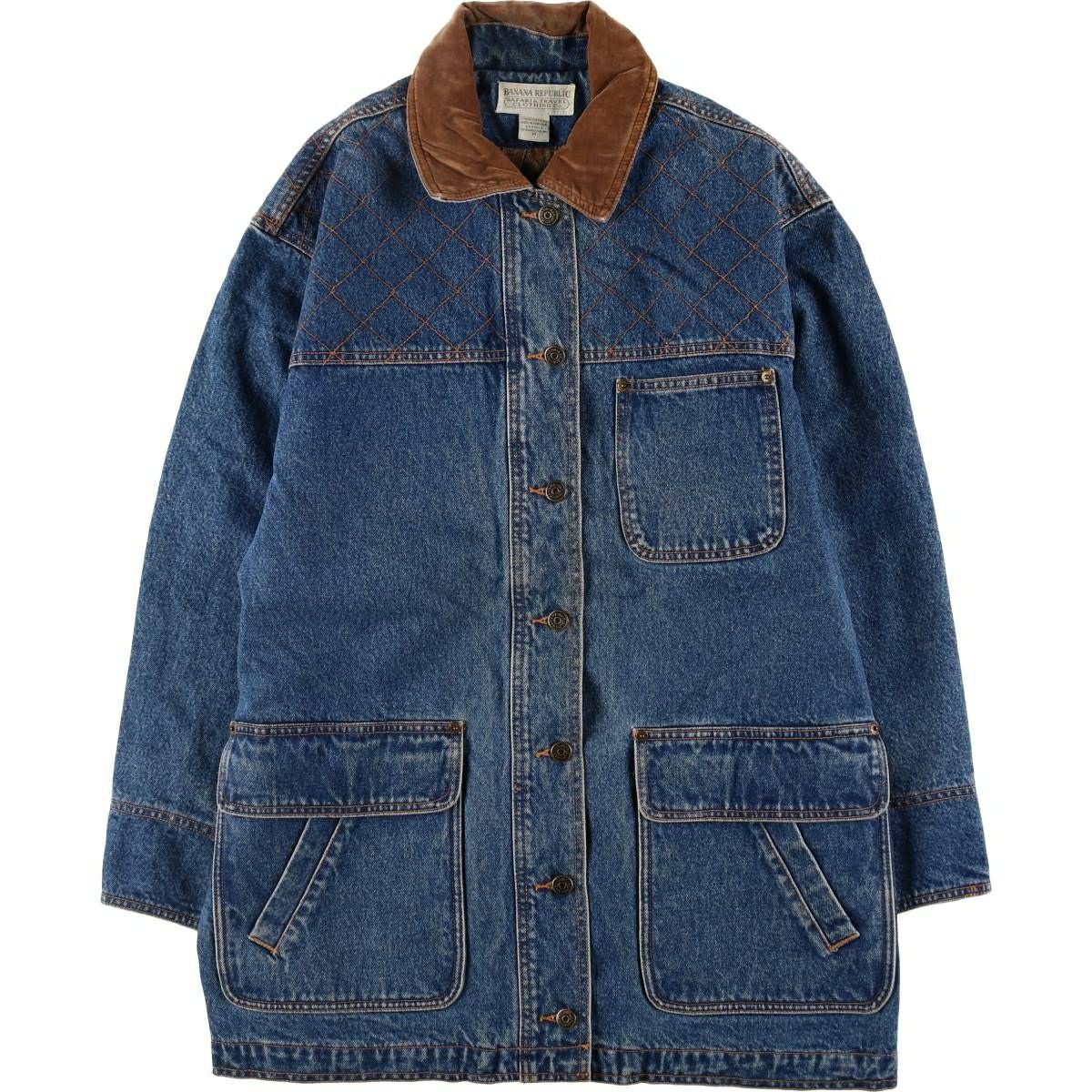 古着 80年代 バナナリパブリック BANANA REPUBLIC デニムカバーオール