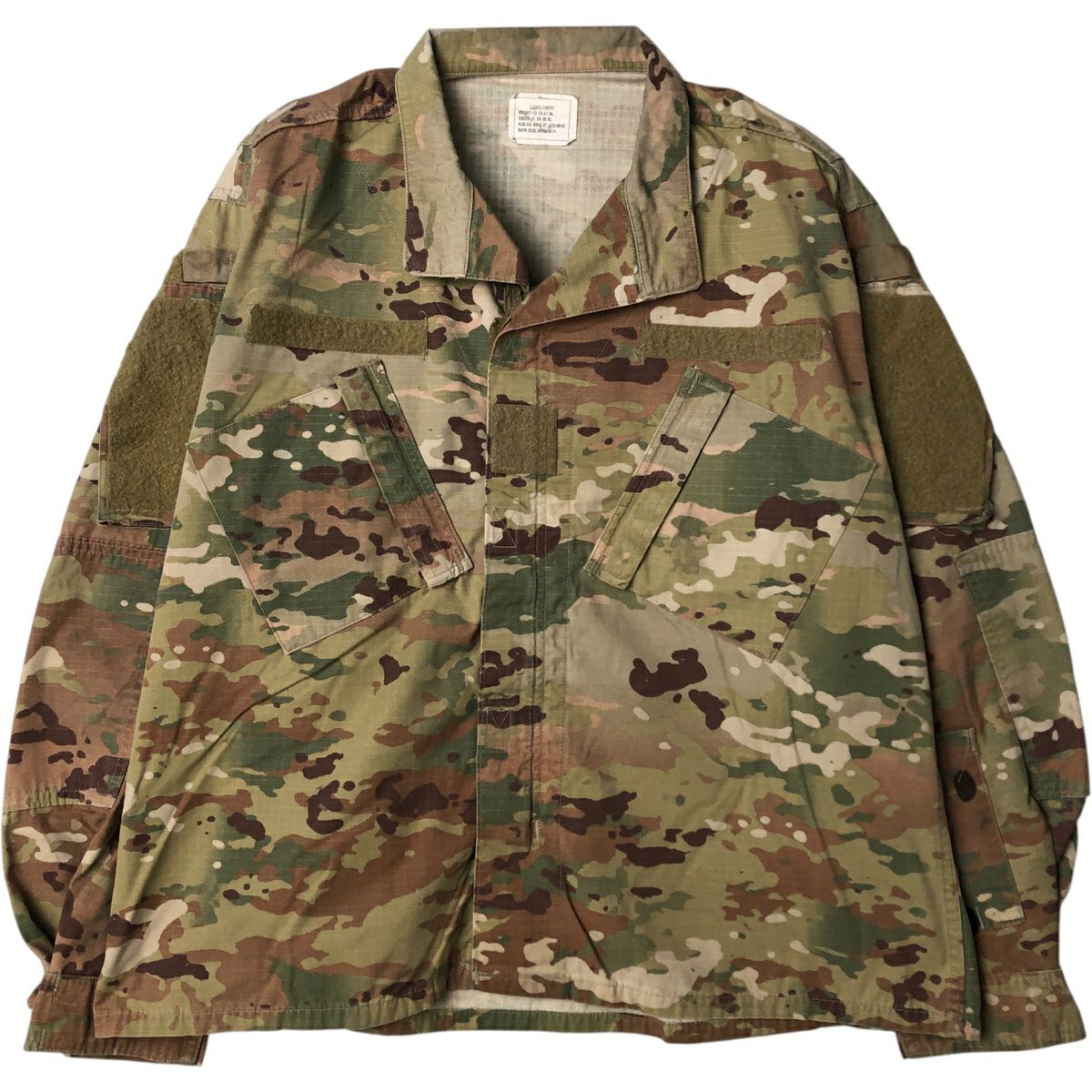 古着 米軍 迷彩柄 ウッドランドカモ リップストップ ミリタリー