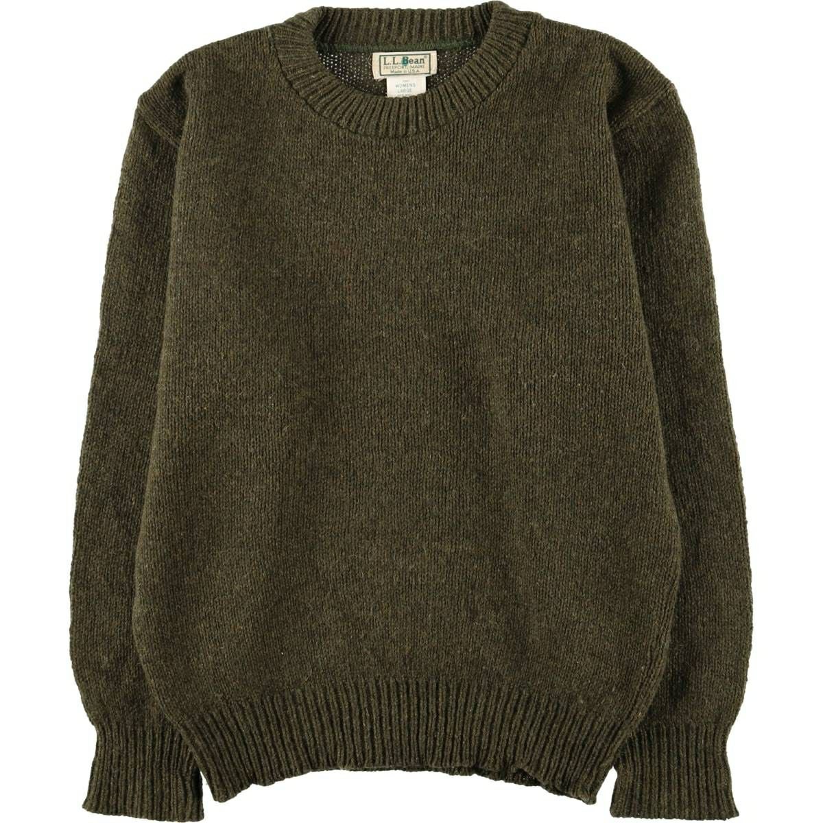 古着 70～80年代 エルエルビーン L.L.Bean ウールニットセーター USA製