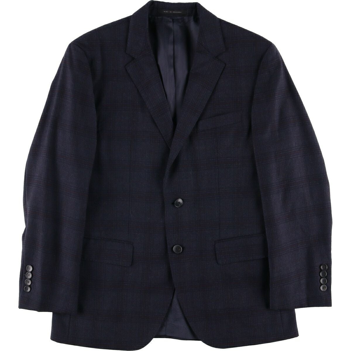 古着 ヒューゴボス HUGO BOSS ウールテーラードジャケット メンズM相当