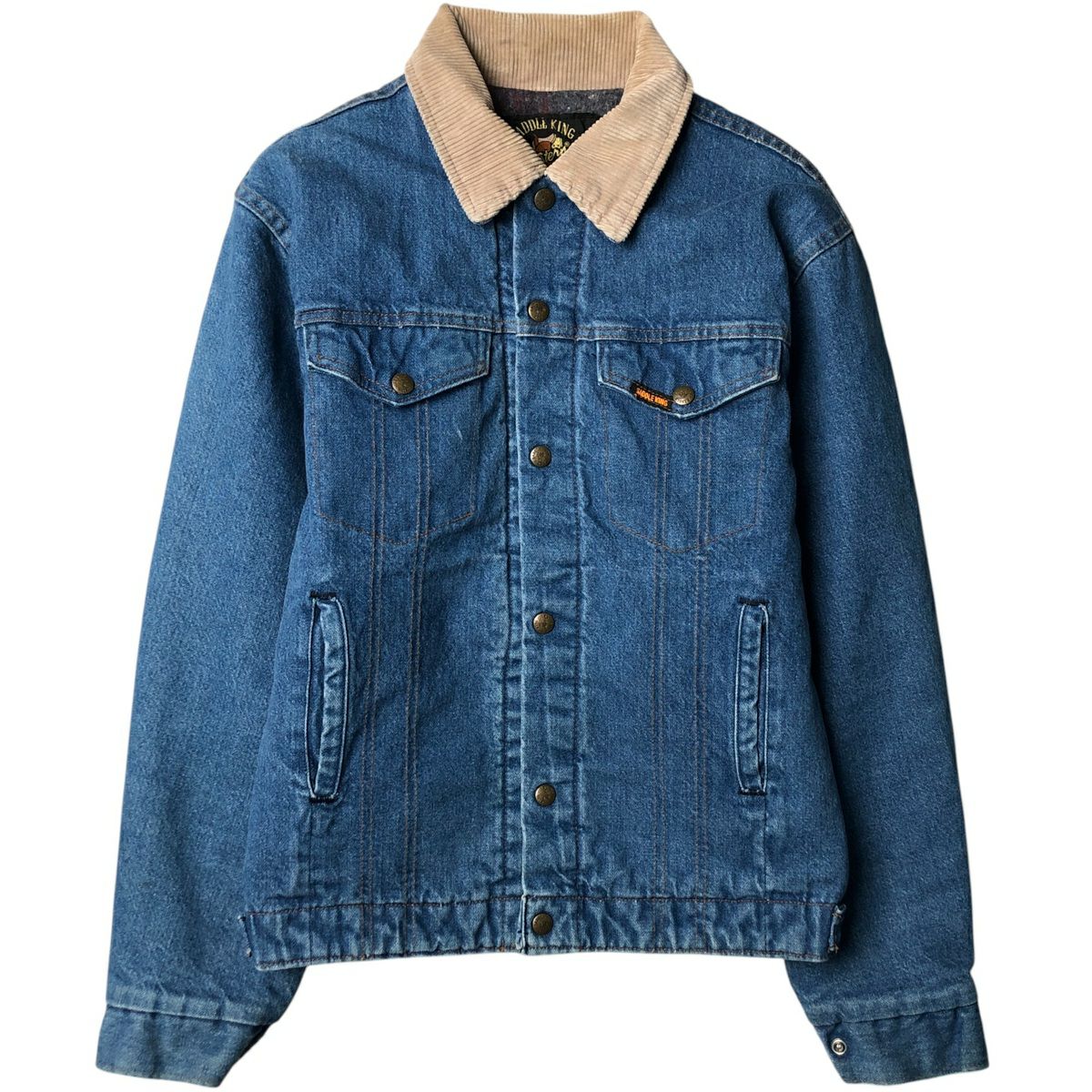 古着 80年代 キー Key SADDLE KING Western デニムジャケット Gジャン