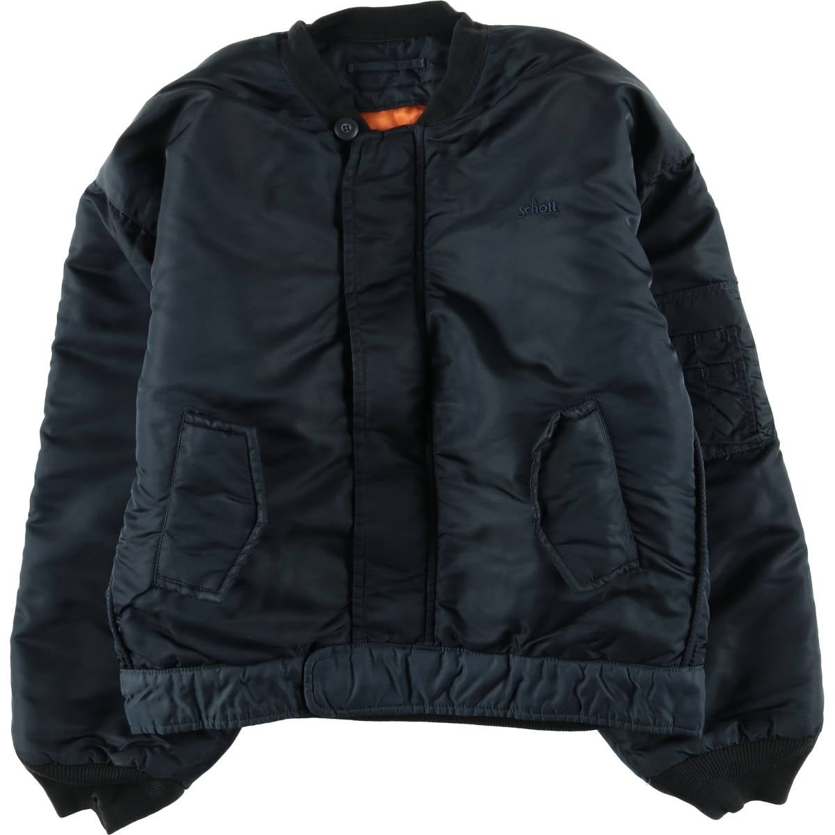 古着 民間品 WILKER INDUSTRIES MA-1タイプ 中綿入り ミリタリー