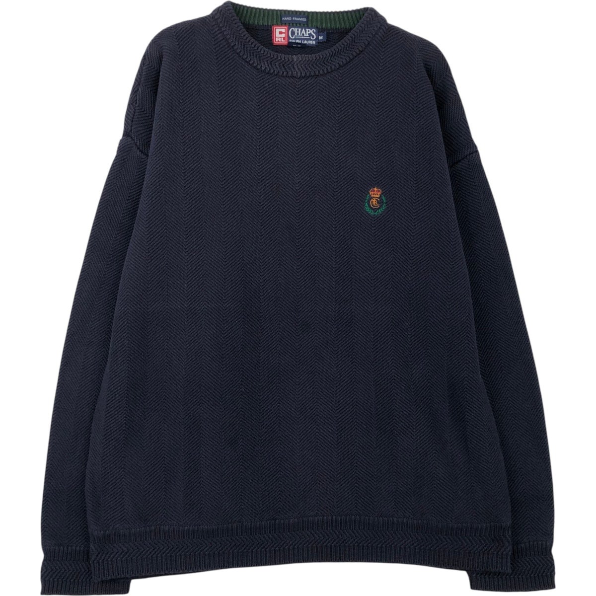 古着 ラルフローレン Ralph Lauren CHAPS チャップス コットンニットセーター メンズM相当/eaa619227 古着 ラルフローレン Ralph Lauren CHAPS チャップス コットンニット