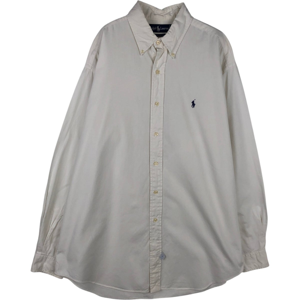 古着 ラルフローレン Ralph Lauren 無地 長袖 ボタンダウンシャツ メンズL相当/eaa619745 古着 ラルフローレン Ralph Lauren 無地 長袖 ボタンダウンシャツ