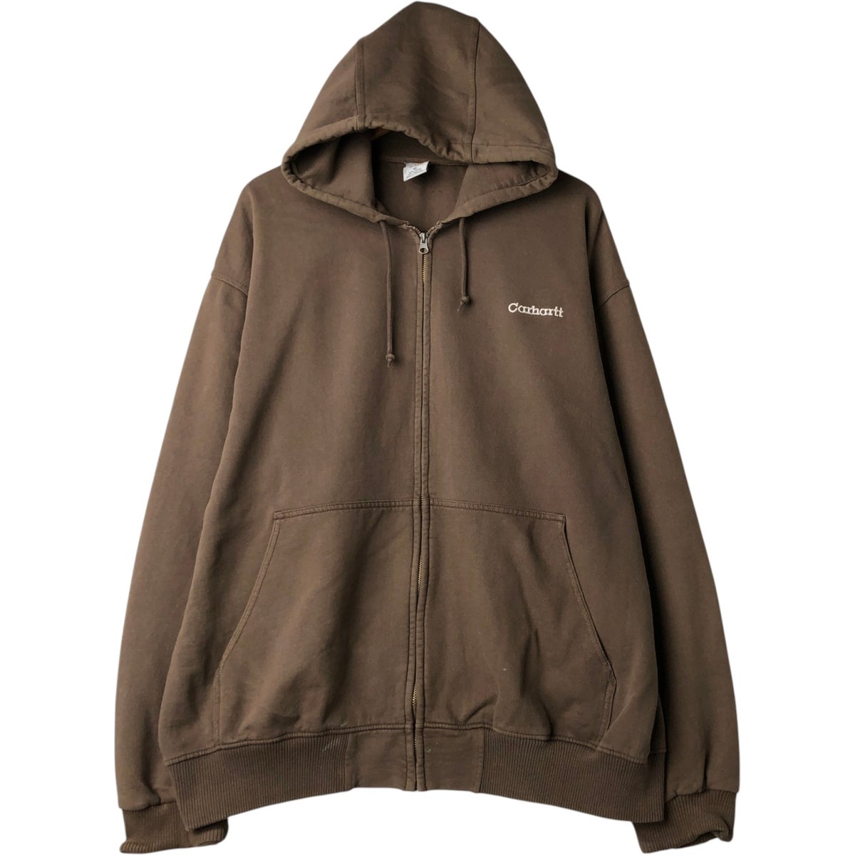 古着 カーハート Carhartt スウェットフルジップパーカー メンズXL相当