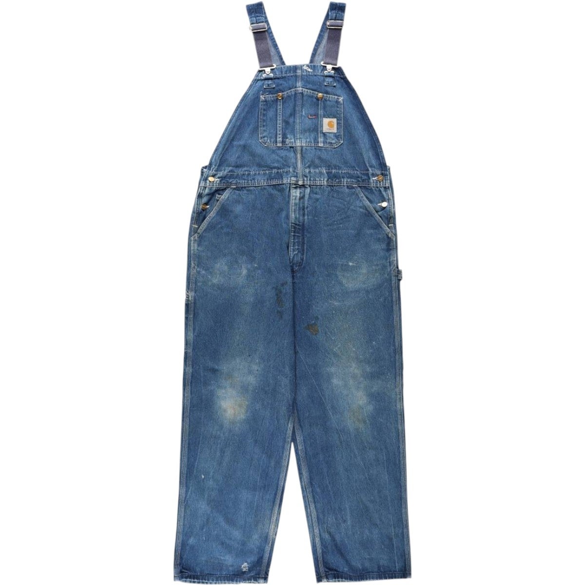 古着 カーハート Carhartt デニムオーバーオール メンズw34相当