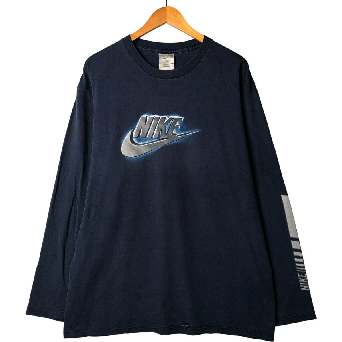 古着 90～00年代 ナイキ NIKE ロングTシャツ ロンT USA製 メンズL相当