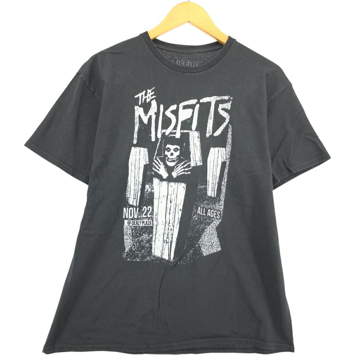 古着 THE MISFITS ミスフィッツ ドクロ柄 スカル柄 バンドTシャツ バン