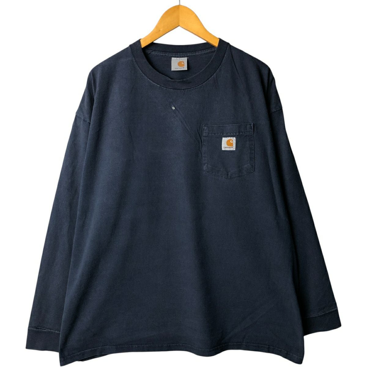 古着 カーハート Carhartt ヘンリーネック サーマルロンT ワッフル