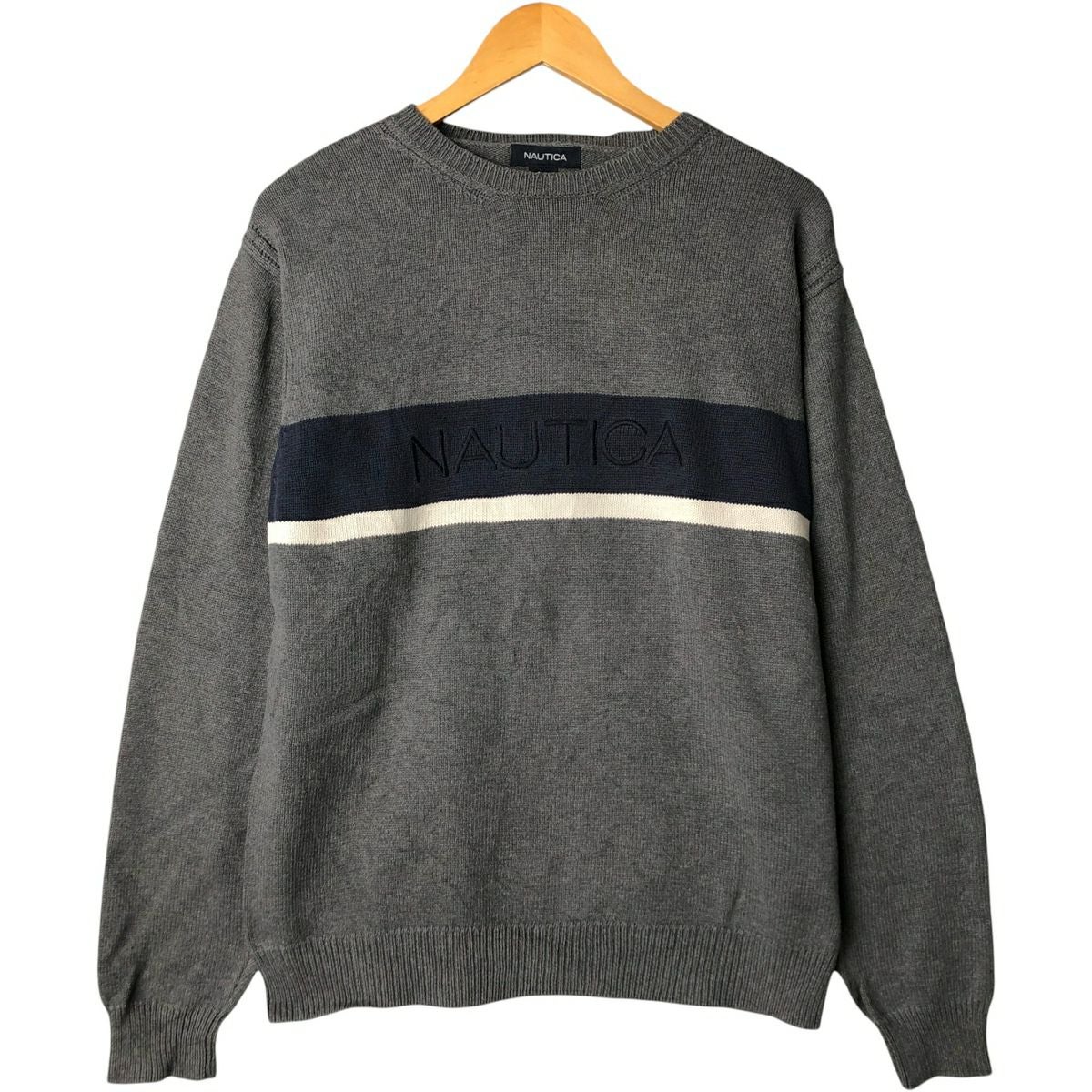 古着 ノーティカ NAUTICA ロールネック コットンニットセーター メンズ