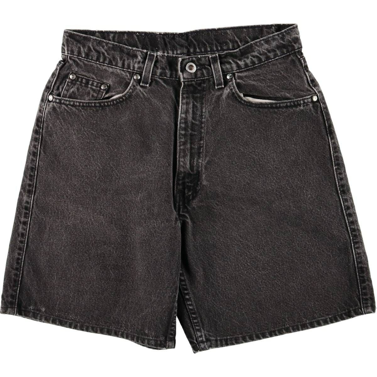 Levi's Silvertab Loose Black ハーフパンツ 古着 リーバイス Levis SILVER TAB シルバータブ ブラックデニム