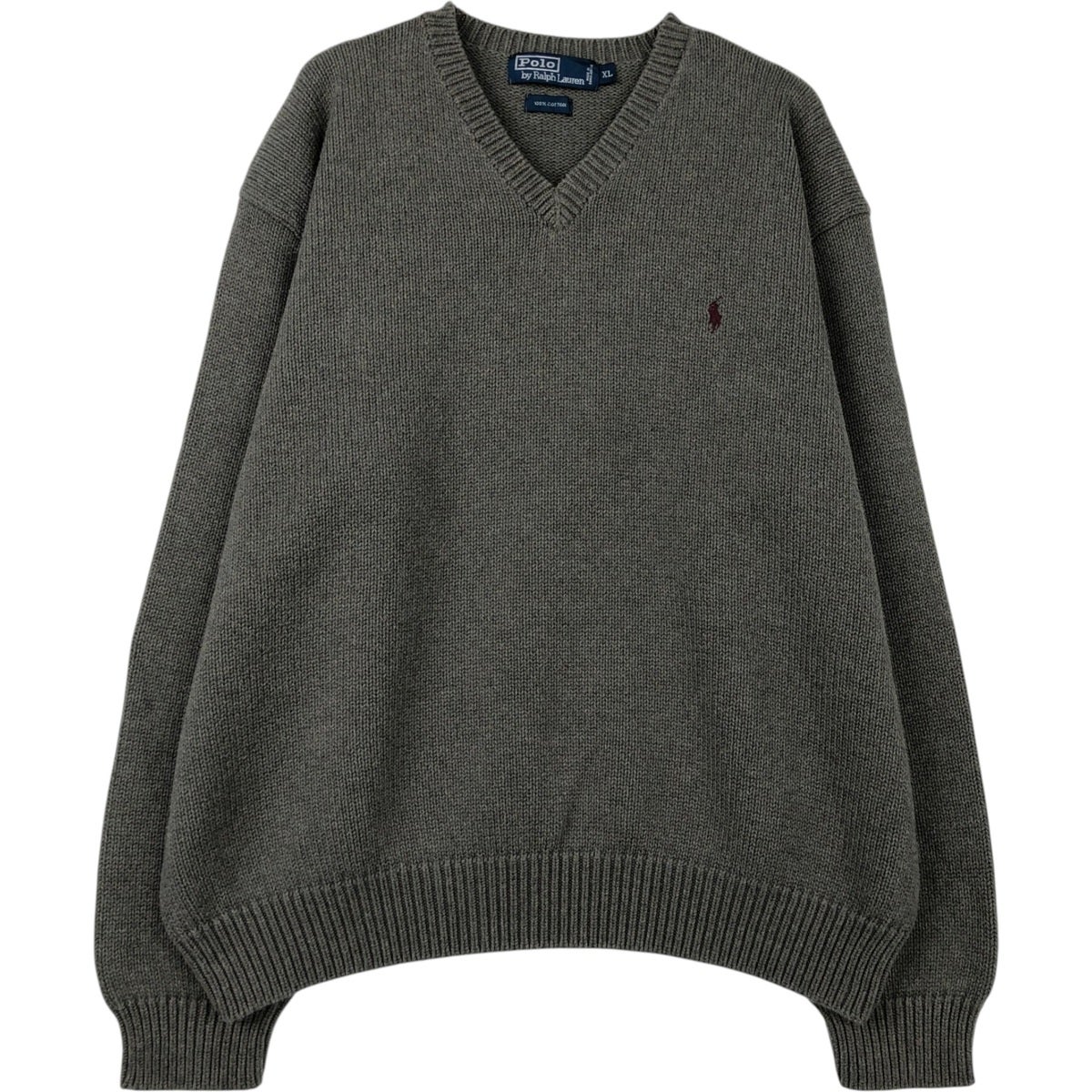 古着 ラルフローレン Ralph Lauren POLO by Ralph Lauren Vネック コットンニットセーター メンズXXL相当/eaa637272 古着 ラルフローレン Ralph Lauren POLO by Ralph Lauren Vネック