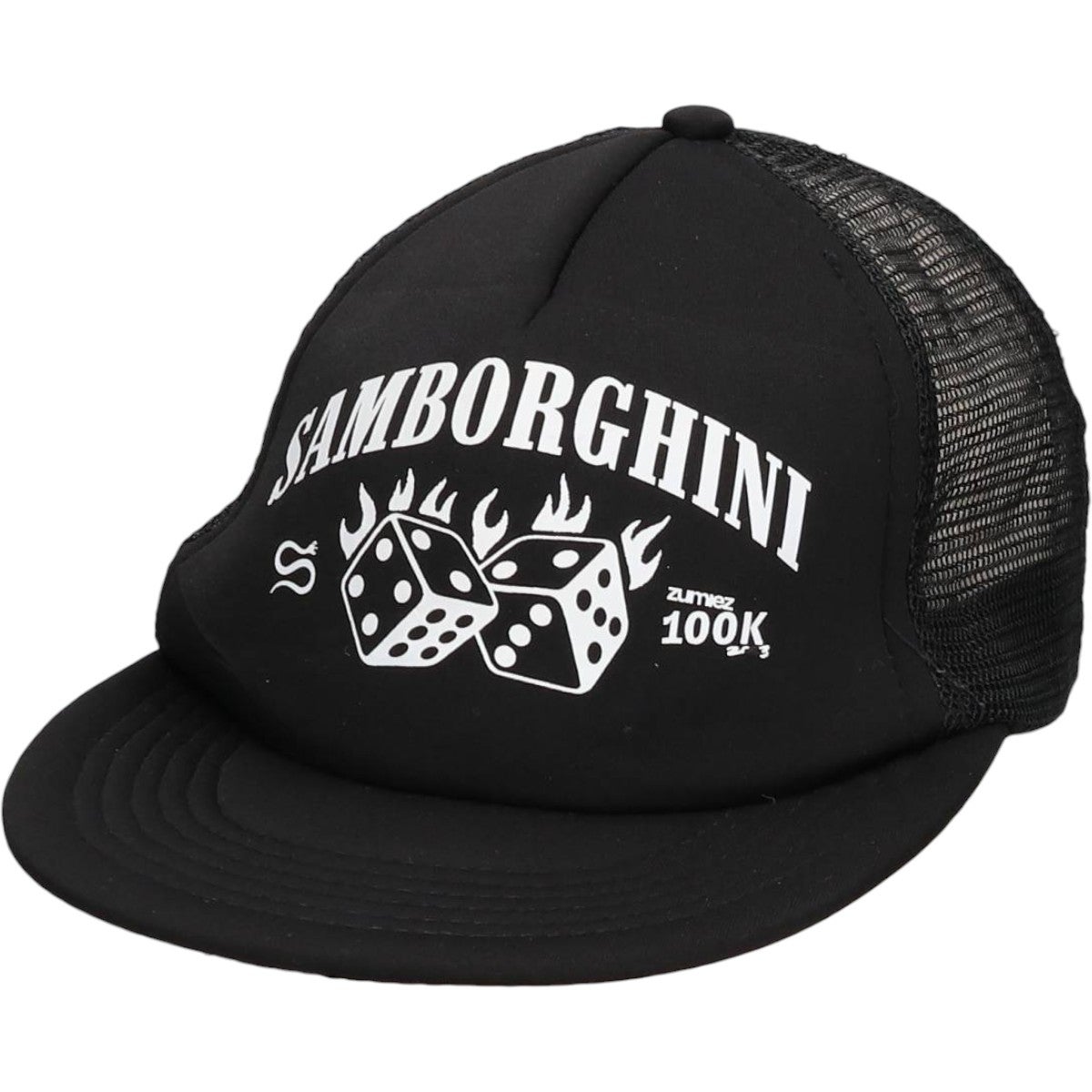 古着 DISTRICT Samborghini メッシュキャップ フリーサイズ相当