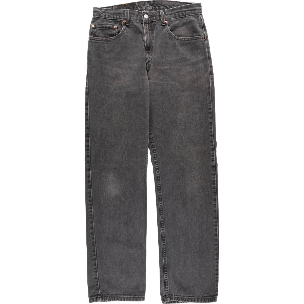 古着 00年代 リーバイス Levis 505 REGULAR FIT ブラックデニム