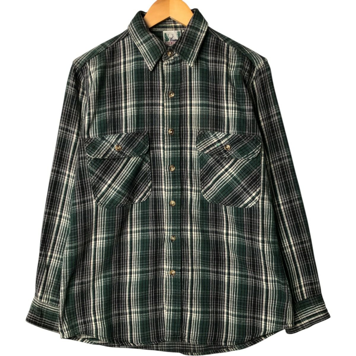 古着 Address Unknown オンブレチェック シャツジャケット メンズS相当