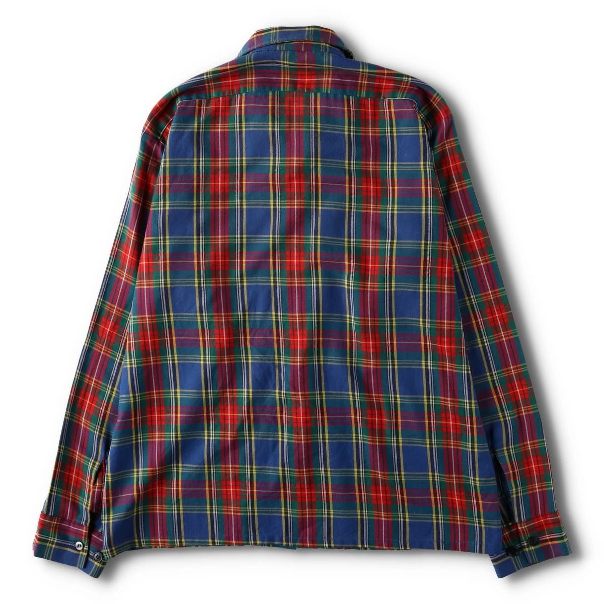 70年代 McGREGOR マックレガーチェックシャツ 古着 60～70年代 マックレガー McGREGOR オープンカラー 長袖 チェック
