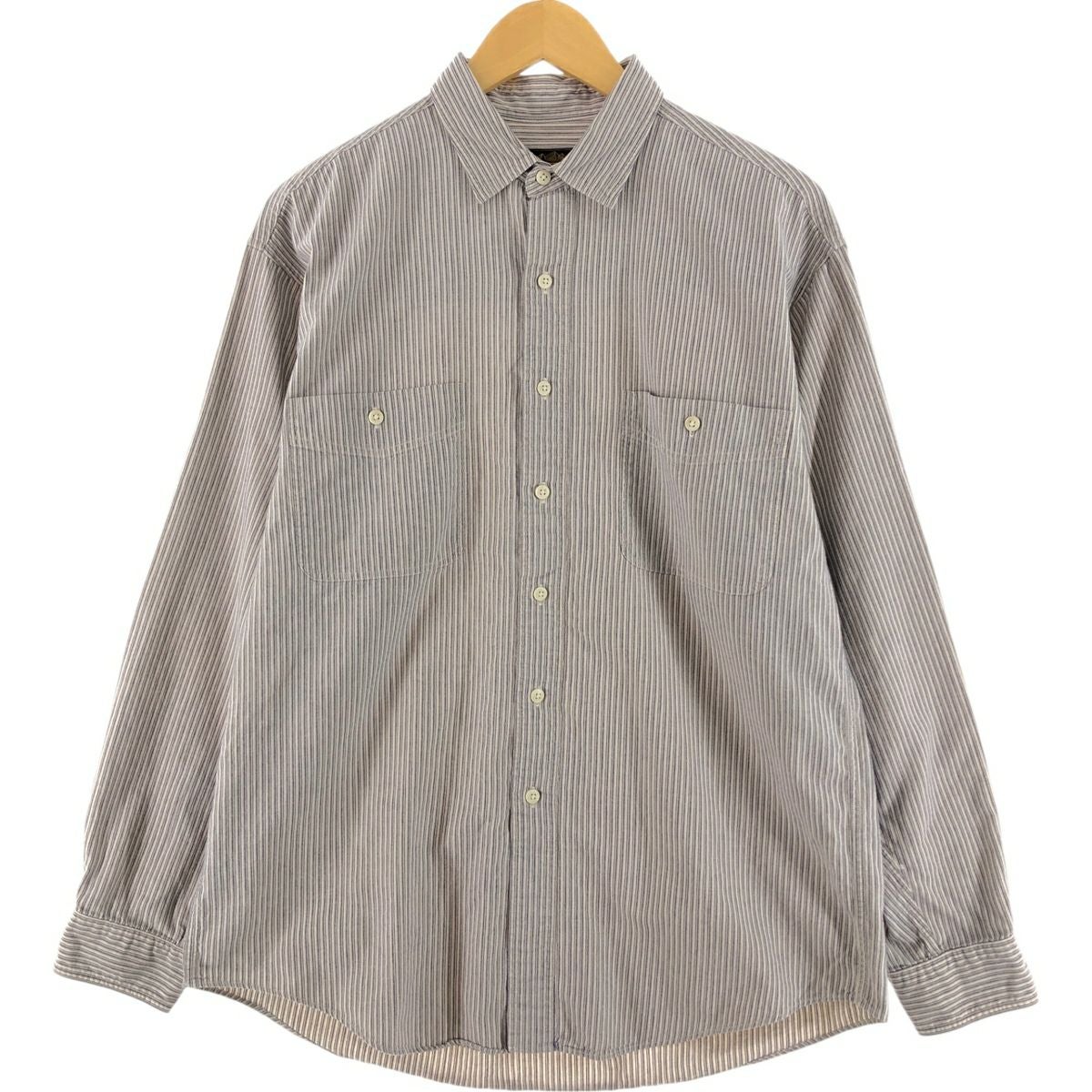 古着 80～90年代 エディーバウアー Eddie Bauer 黒タグ 長袖 デニム