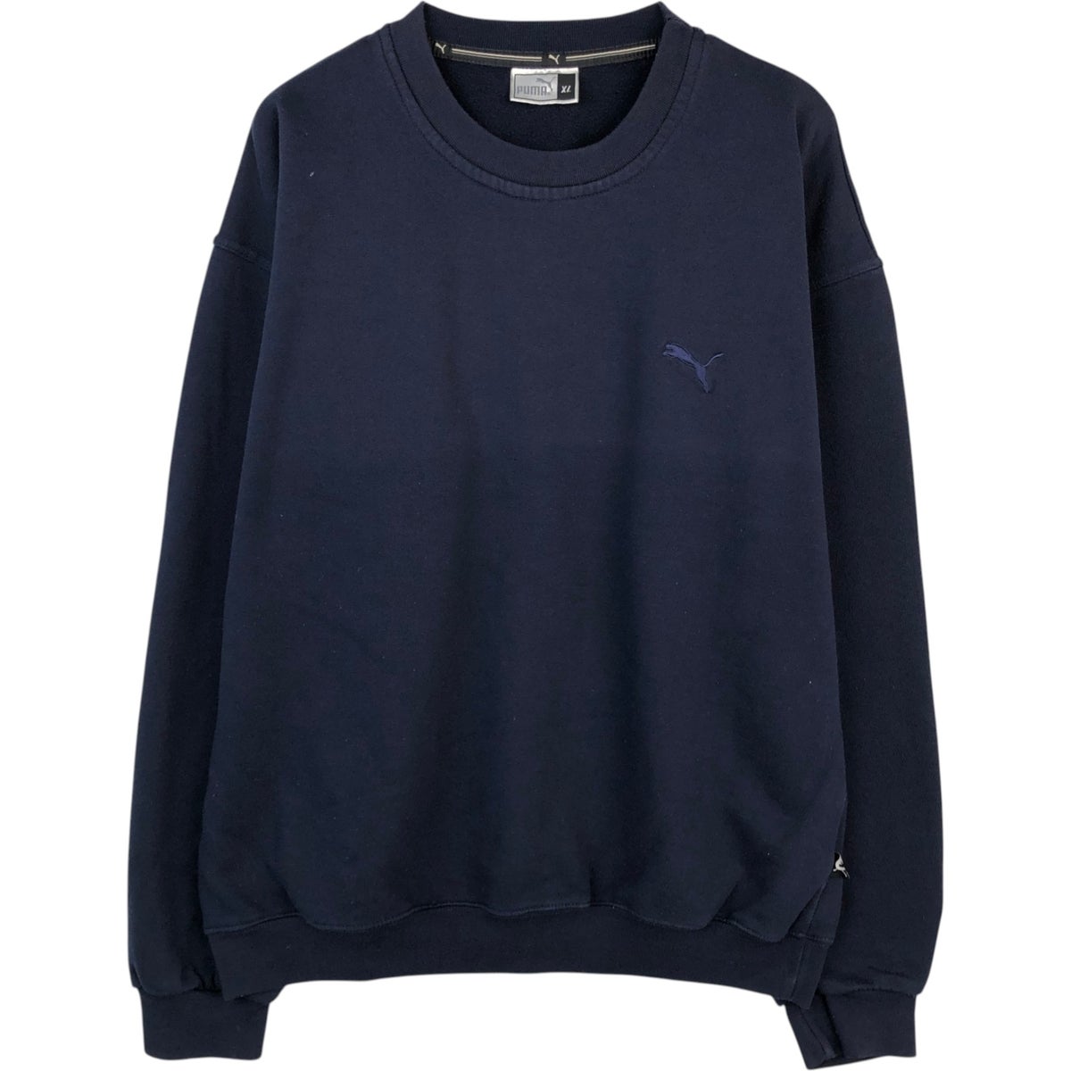 古着 80年代 プーマ PUMA ロゴスウェットシャツ トレーナー メンズL