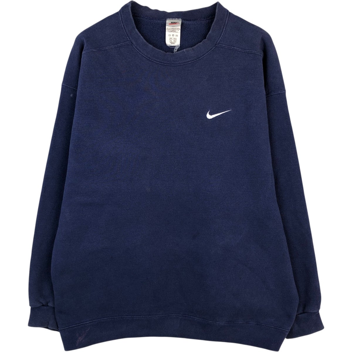 古着 90年代 ナイキ NIKE ワンポイントロゴスウェットシャツ