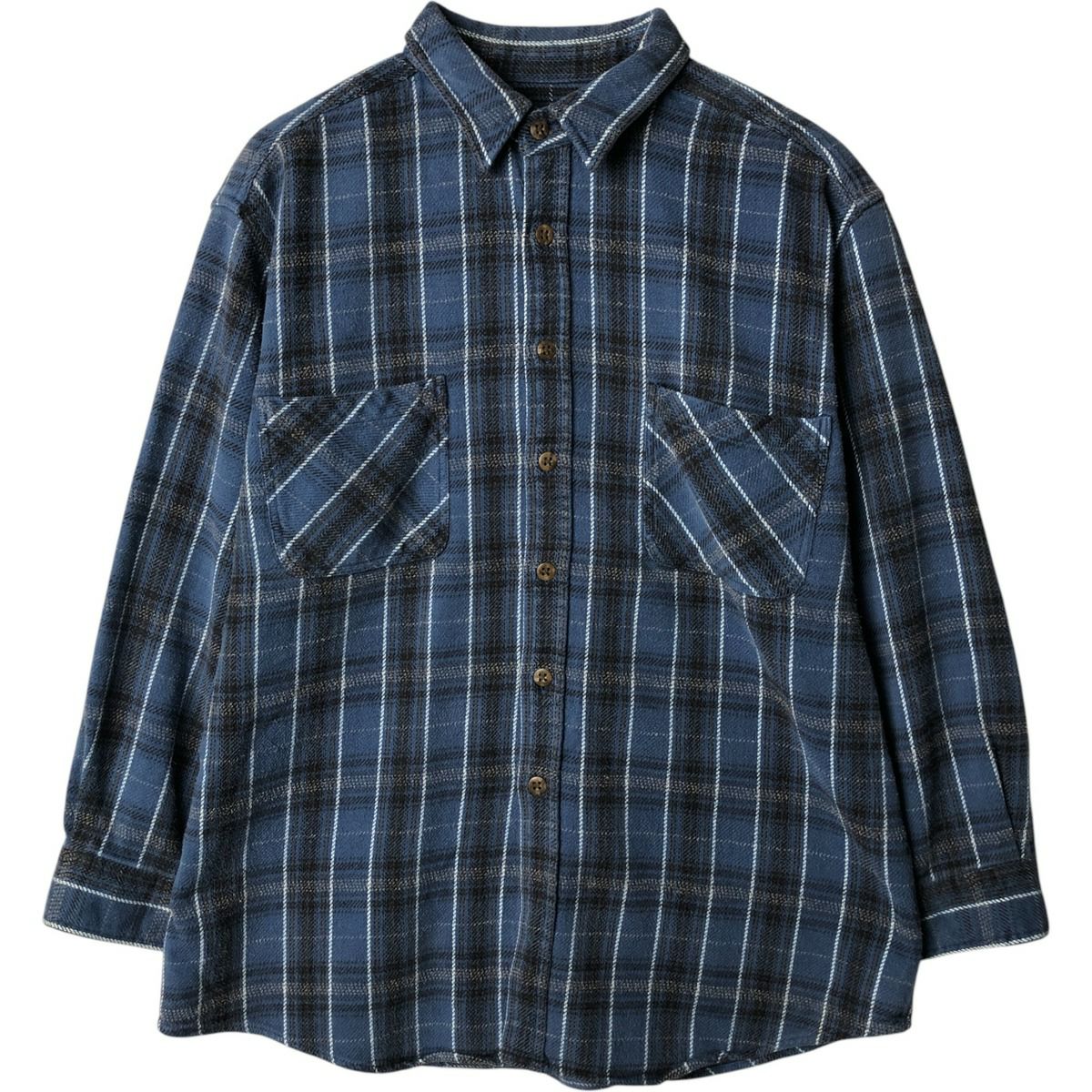 古着 00年代 セントジョンズベイ ST.JOHNS BAY 長袖 ヘビーネル