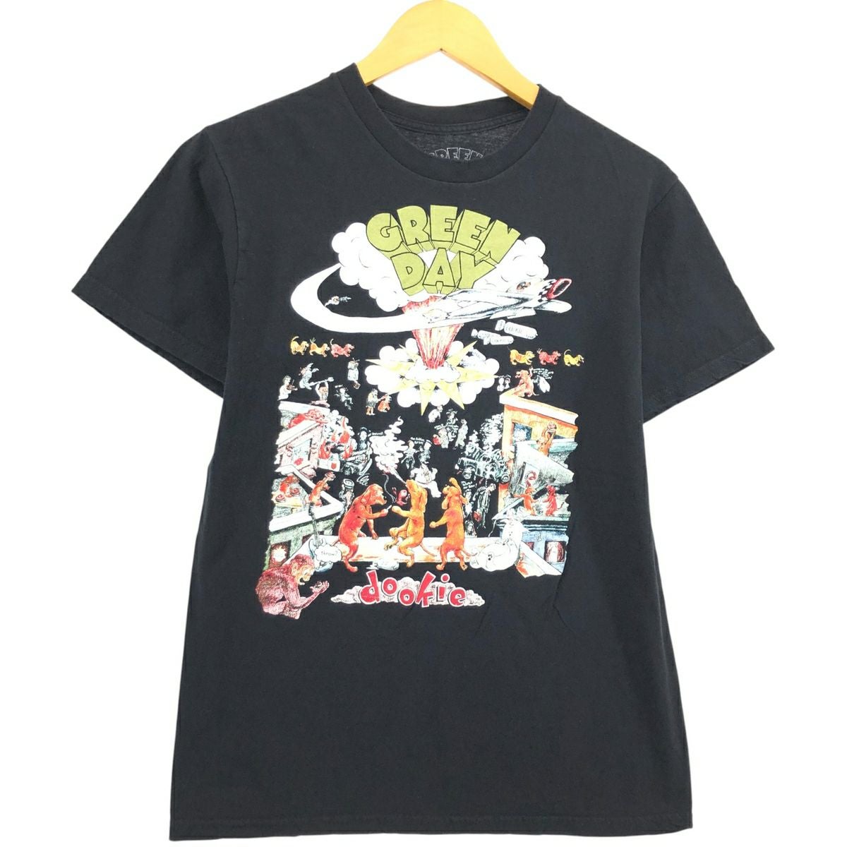 古着 GREEN DAY グリーンデイ バンドTシャツ バンT メンズM相当