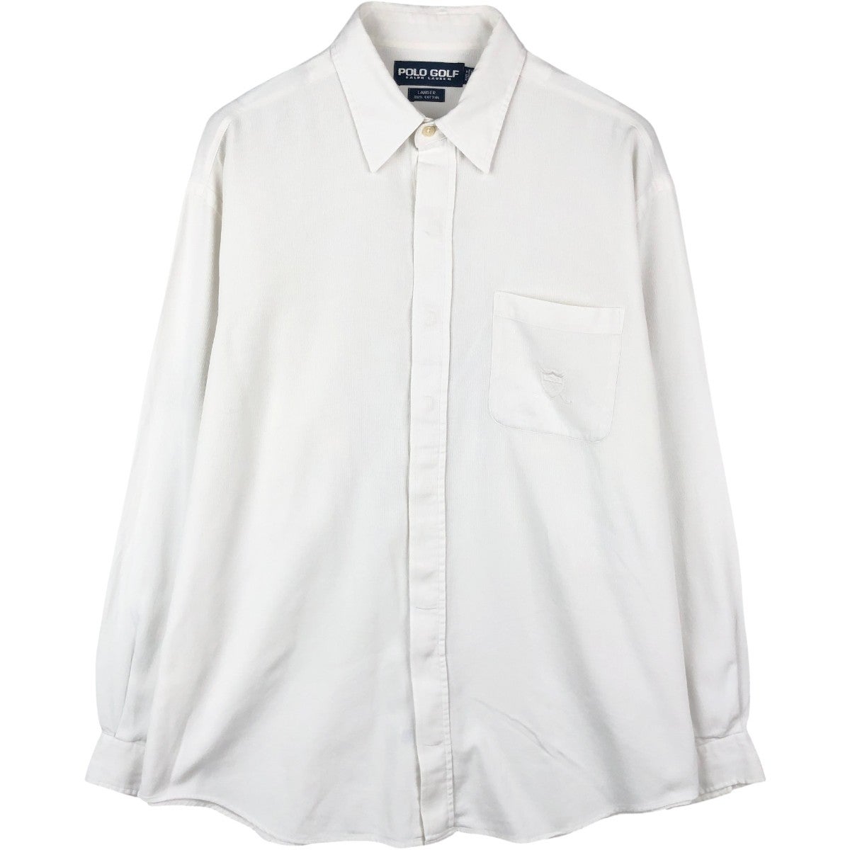 POLO SPORT ポロスポーツ 長袖コットンシャツ ホワイト 古着 ラルフローレン Ralph Lauren POLO SPORT ポロスポーツ 長袖