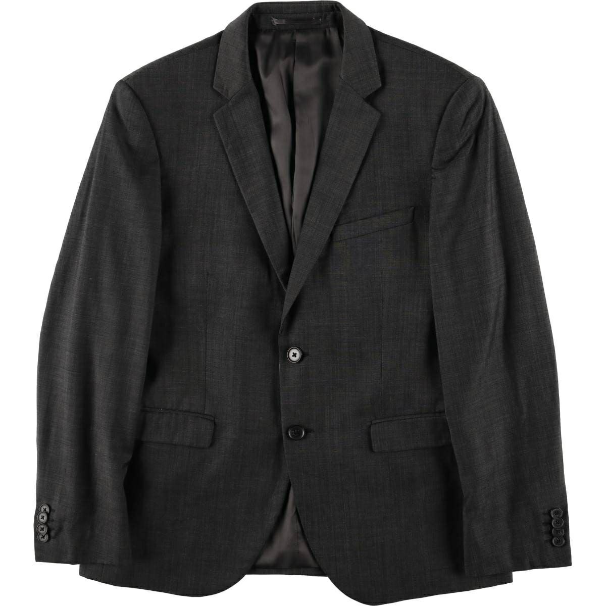 古着 バルマン BALMAIN SLIM FIT チェック柄 ウールテーラード