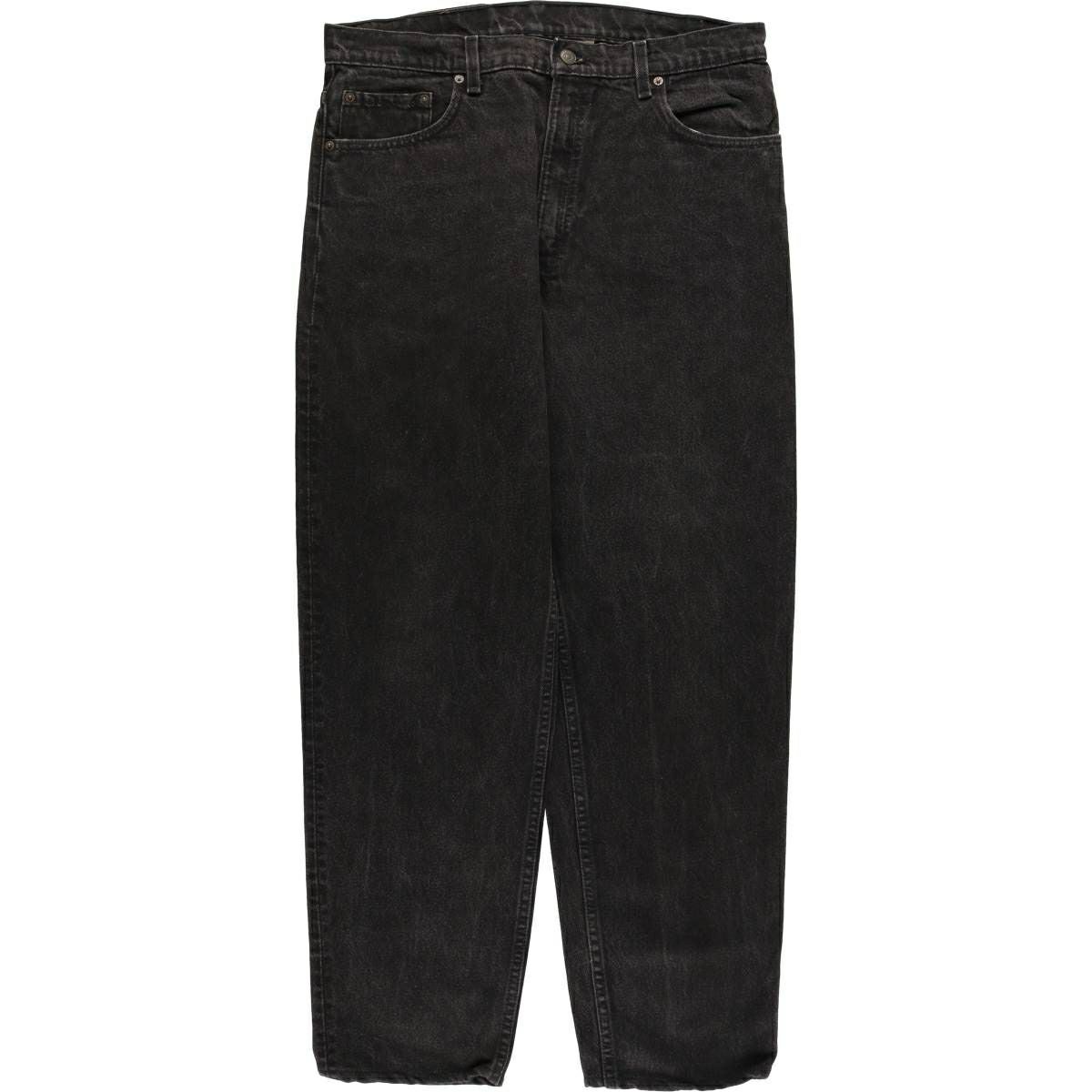 古着 90年代 リーバイス Levis 550 オレンジタブ ブラックデニム