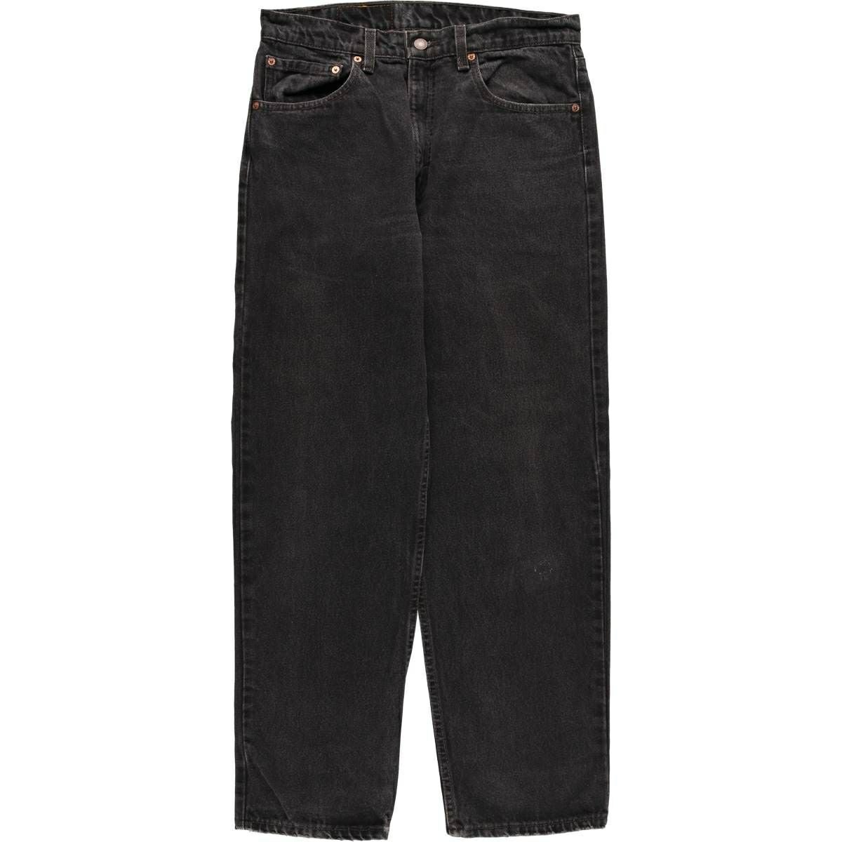 古着 90年代 リーバイス Levis 550 オレンジタブ ブラックデニム