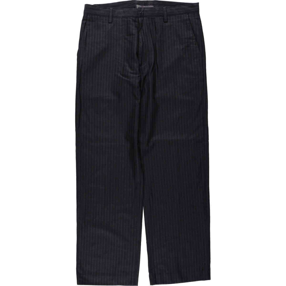 古着 バナナリパブリック BANANA REPUBLIC ストライプ柄 ウールパンツ
