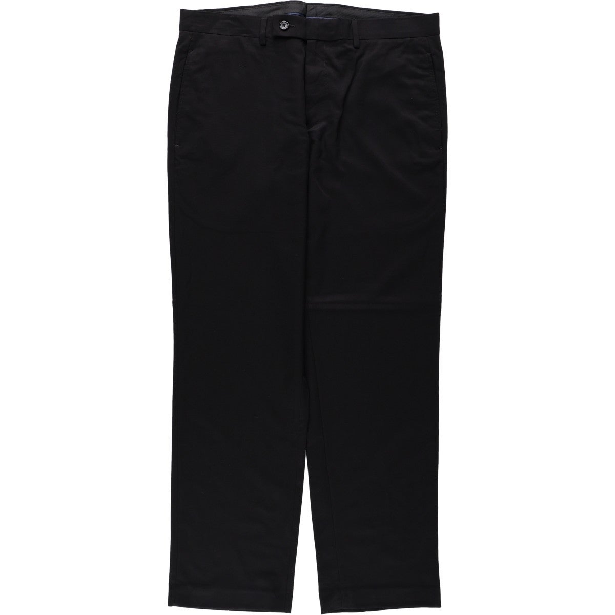 ローレン ラルフローレン W33 スラックス ボトム 古着 黒 21575