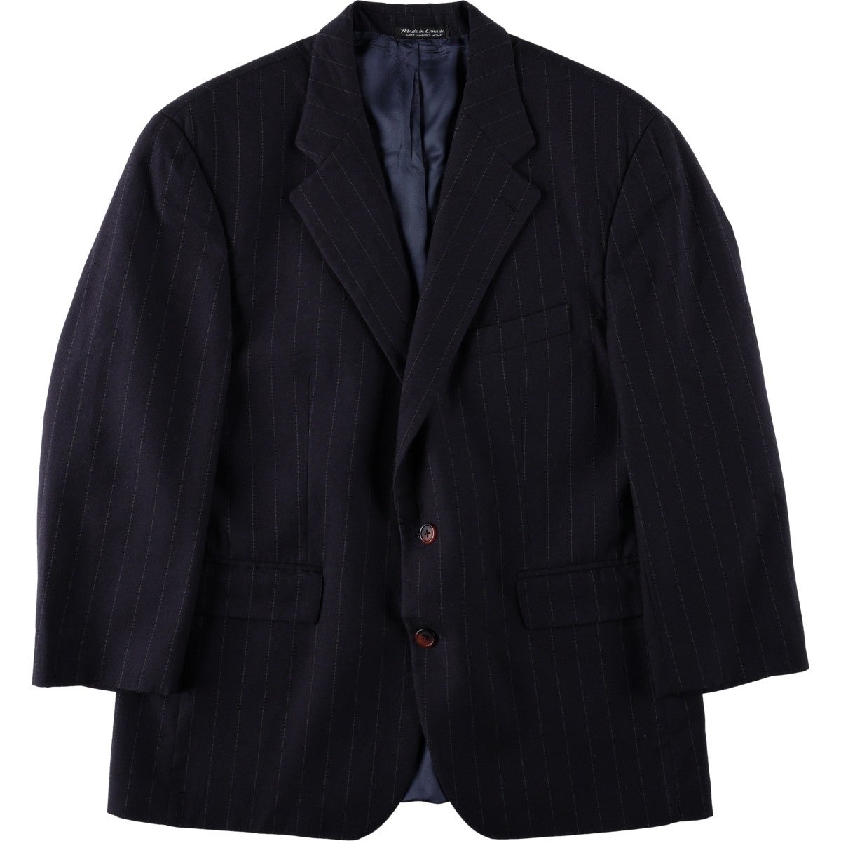 大きいサイズ CHAPS ラルフローレン 絹100％ テーラードジャケット 古着 ラルフローレン Ralph Lauren CHAPS チャップス ウールテーラード