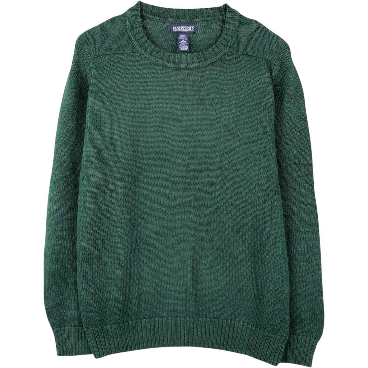 古着 90年代 ランズエンド LANDSEND コットンニットセーター USA製