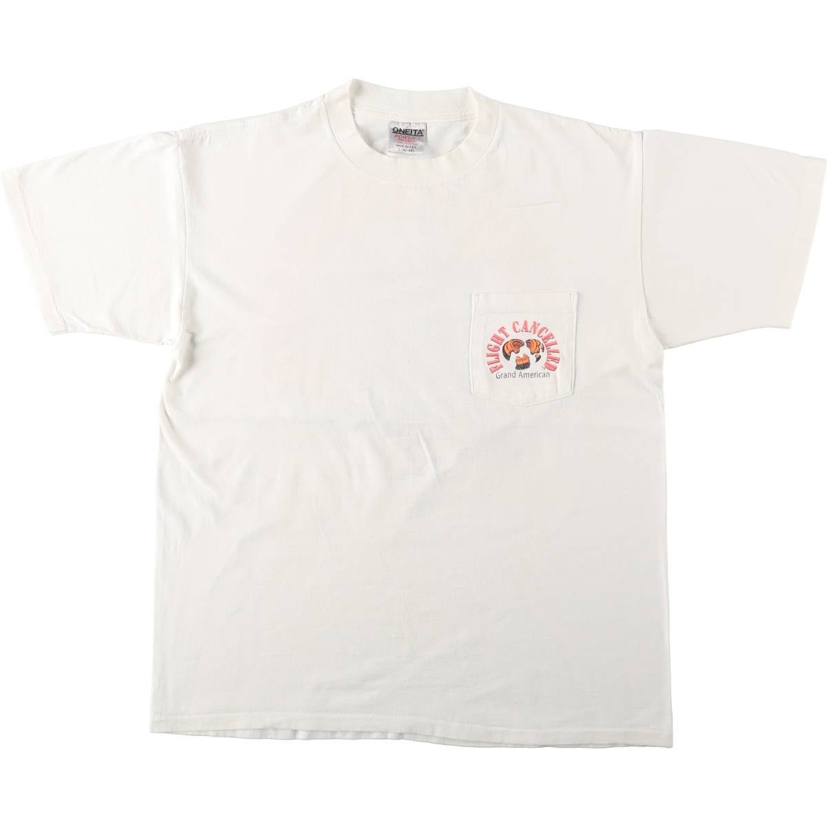古着 90年代 オニータ ONEITA POWER-T プリントTシャツ USA製 メンズL