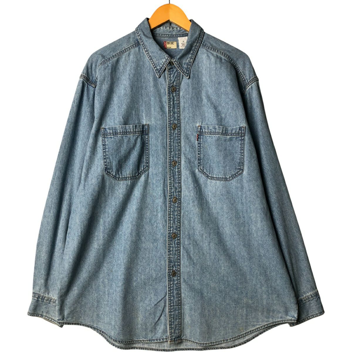 古着 リーバイス Levis RED TAB 長袖 デニムシャツ メンズL相当