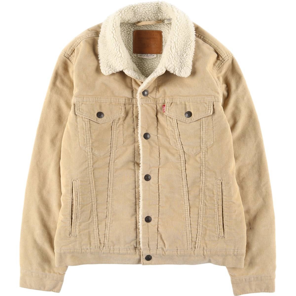 古着 リーバイス Levi's トラッカージャケット 中綿入り コーデュロイボアジャケット メンズM相当/eaa624197 古着 リーバイス Levis トラッカージャケット 中綿入り コーデュロイ