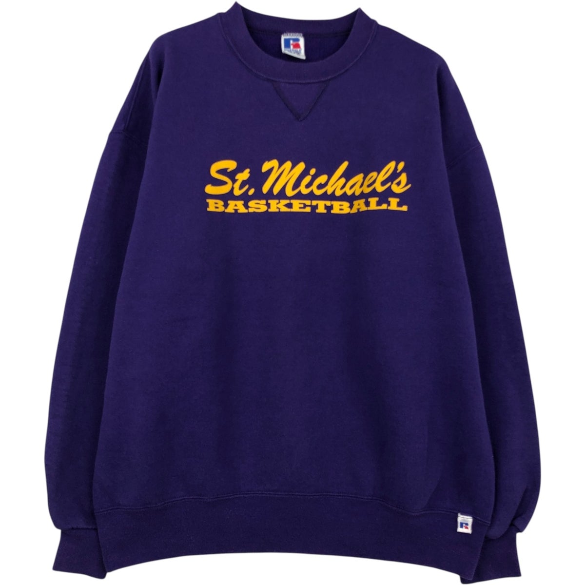 古着 90年代 ラッセル Russell ATHLETIC ロゴスウェットシャツ