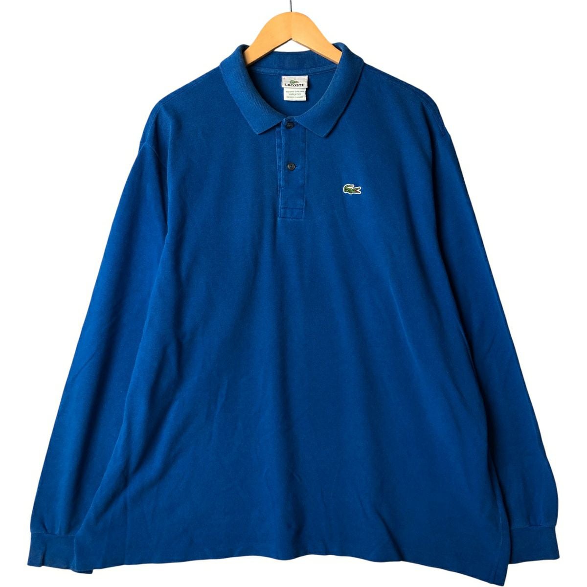 古着 ラコステ LACOSTE フランス企画 長袖 ポロシャツ 9 メンズXXL相当