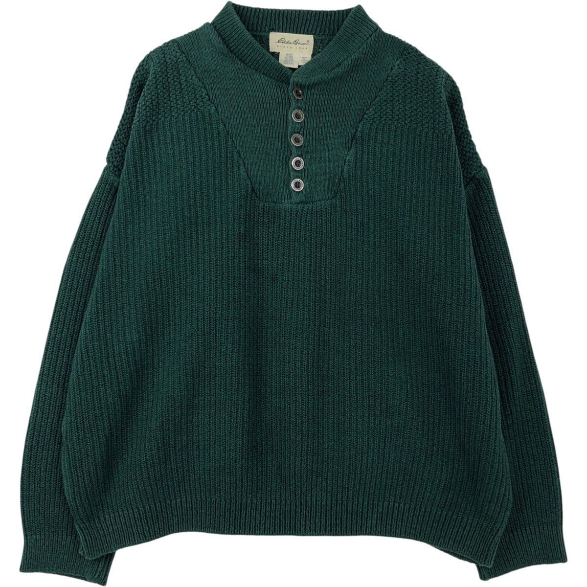 古着 ～90年代 エディーバウアー Eddie Bauer 前開き コットンニット
