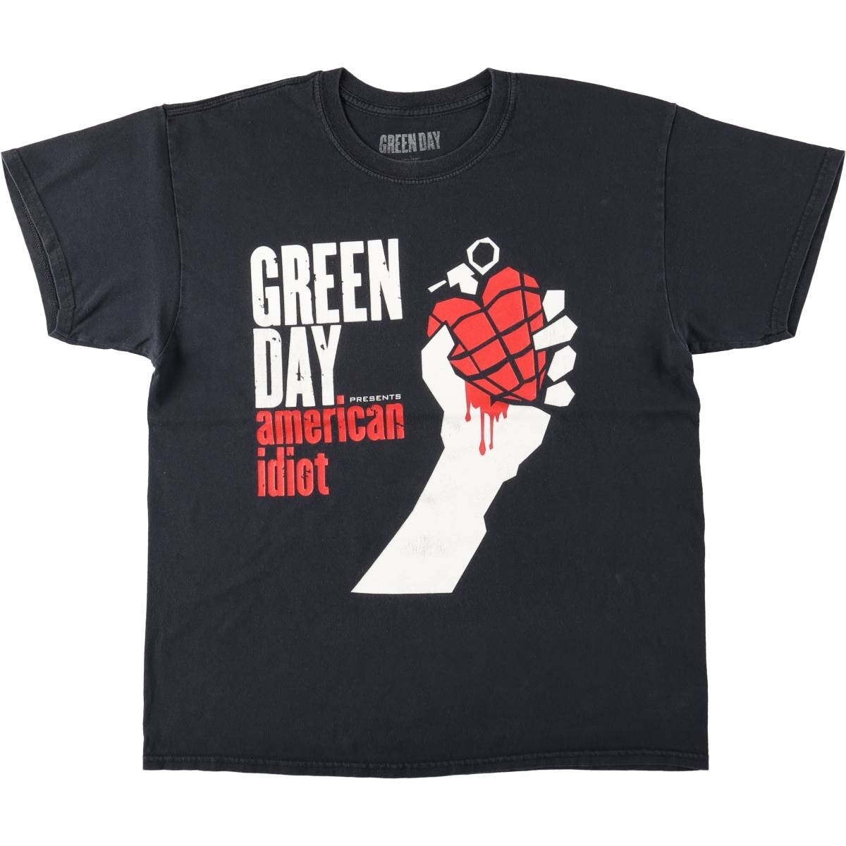 古着 GREEN DAY グリーンデイ バンドTシャツ バンT メンズS相当