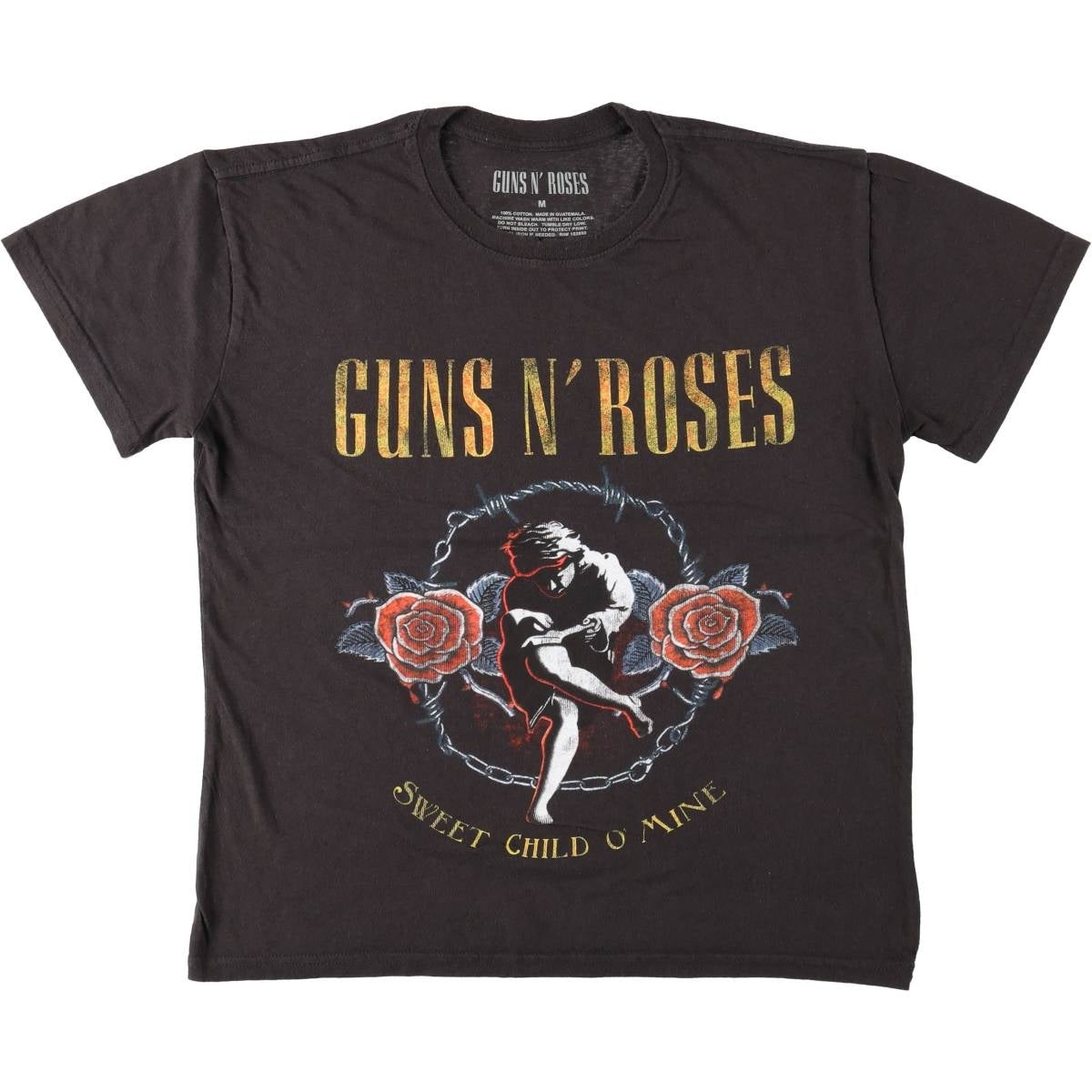 古着 GUNS N ROSES ガンズアンドローゼズ バンドTシャツ バンT メンズM