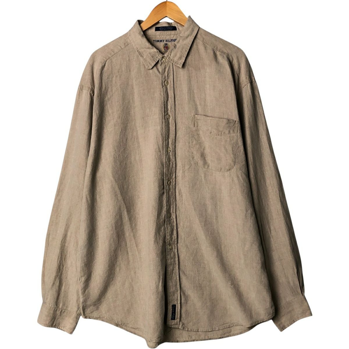 古着 トミーヒルフィガー   DENIM 長袖 コットンシャツ レディースS相当/eaa631841 古着 トミーヒルフィガー TOMMY HILFIGER DENIM 長袖 コットンシャツ
