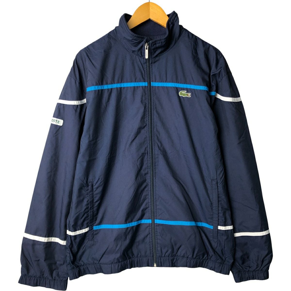 古着 ラコステ LACOSTE SPORT リップストップ ウインドブレーカー