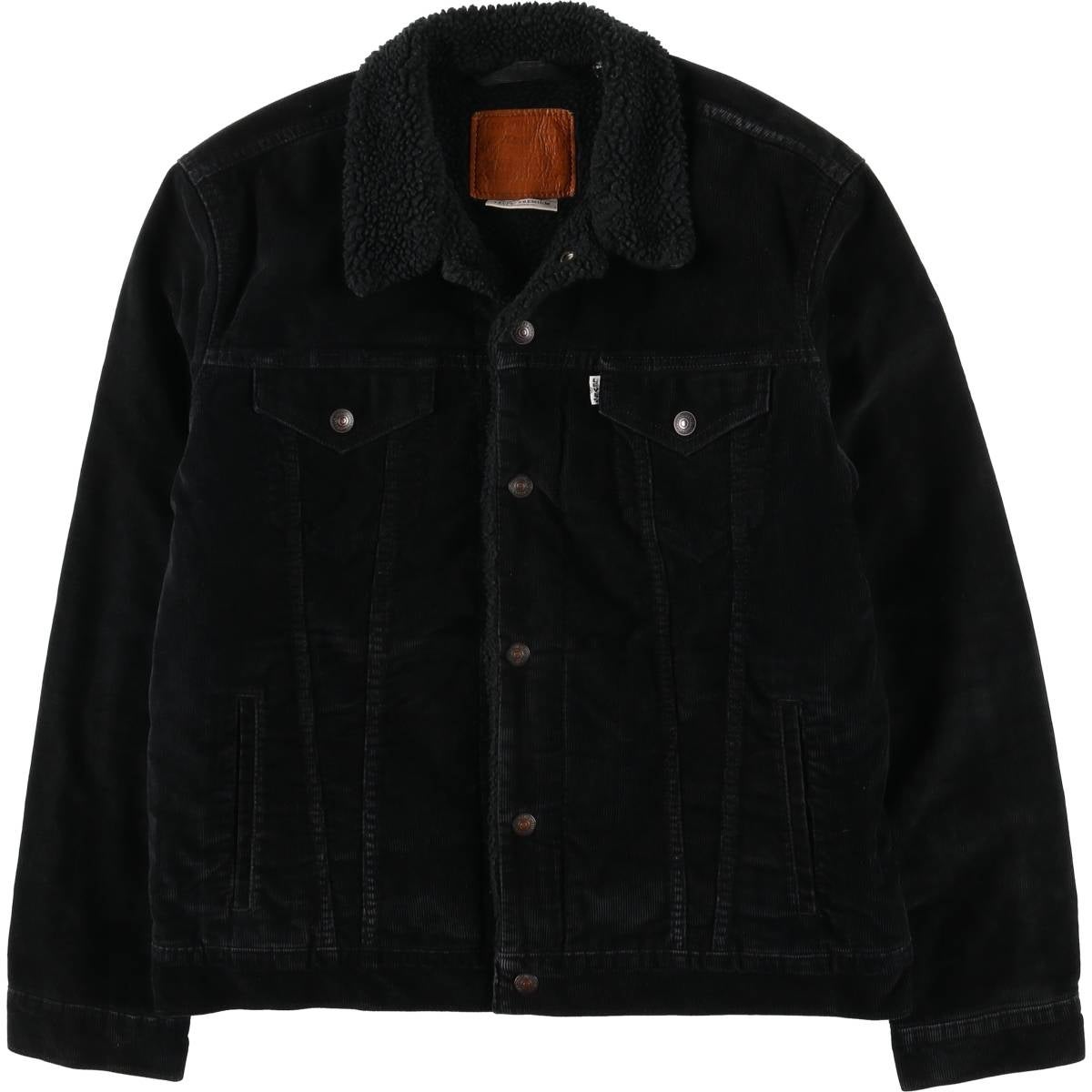 古着 リーバイス Levi's ブラックデニムボアジャケット メンズM相当/eaa619735 古着 リーバイス Levis ブラックデニムボアジャケット メンズM相当