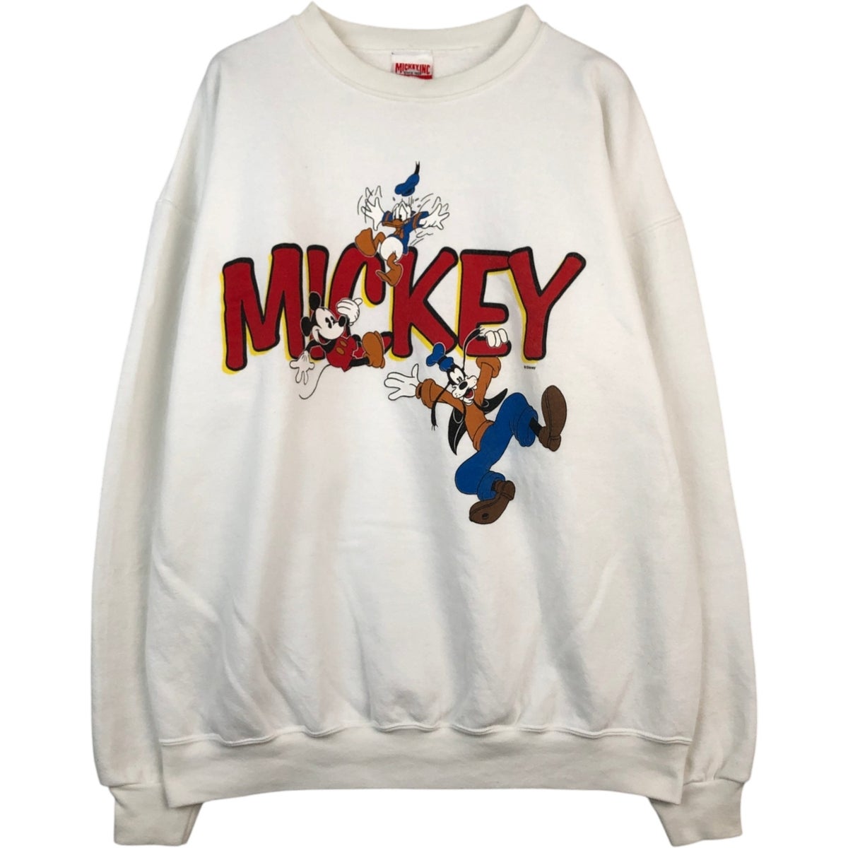 古着 90年代 ミッキー MICKEY JERRY LEIGH キャラクタースウェット