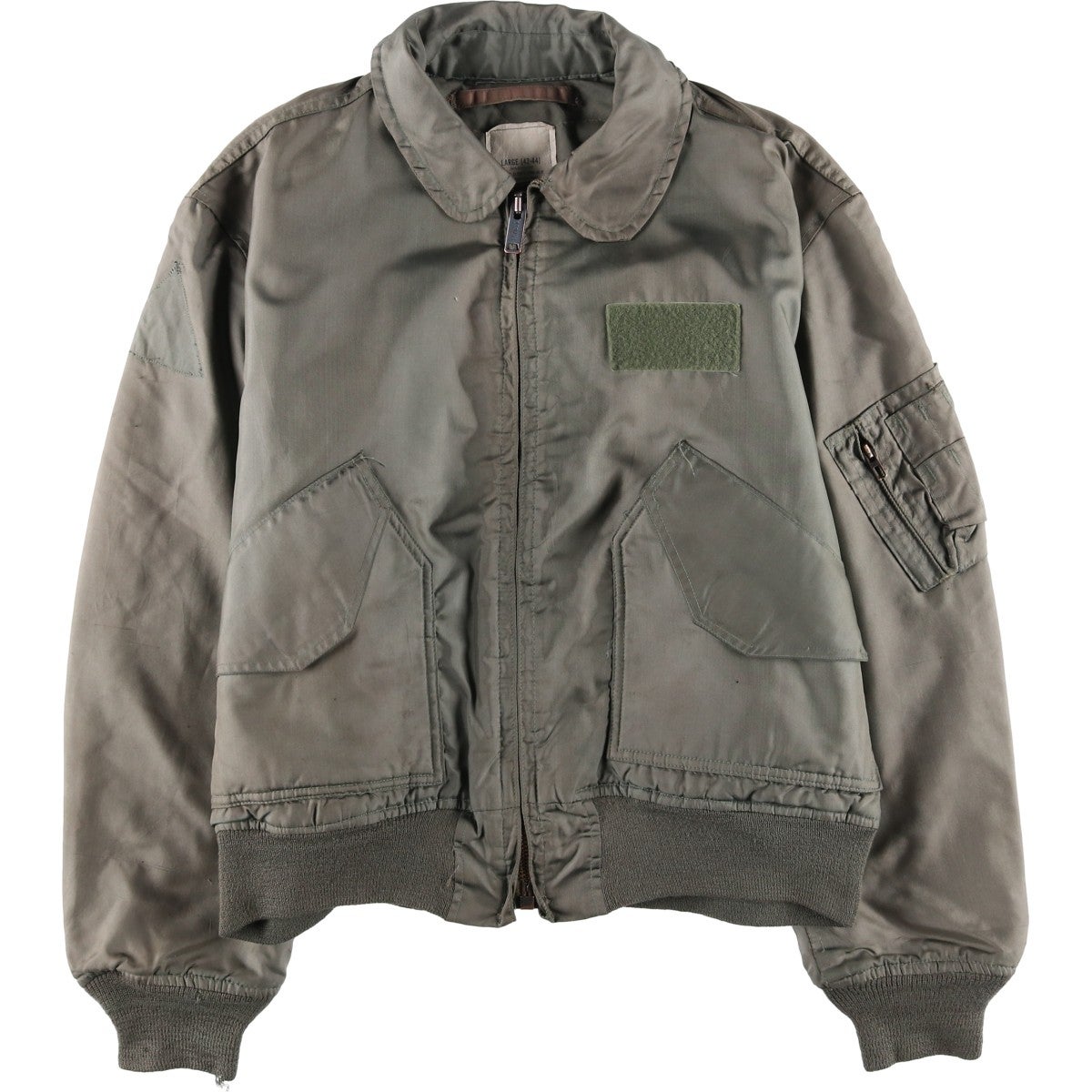 古着 米軍実品 A-2 ミリタリー デッキジャケット LARGE(46-48) メンズL