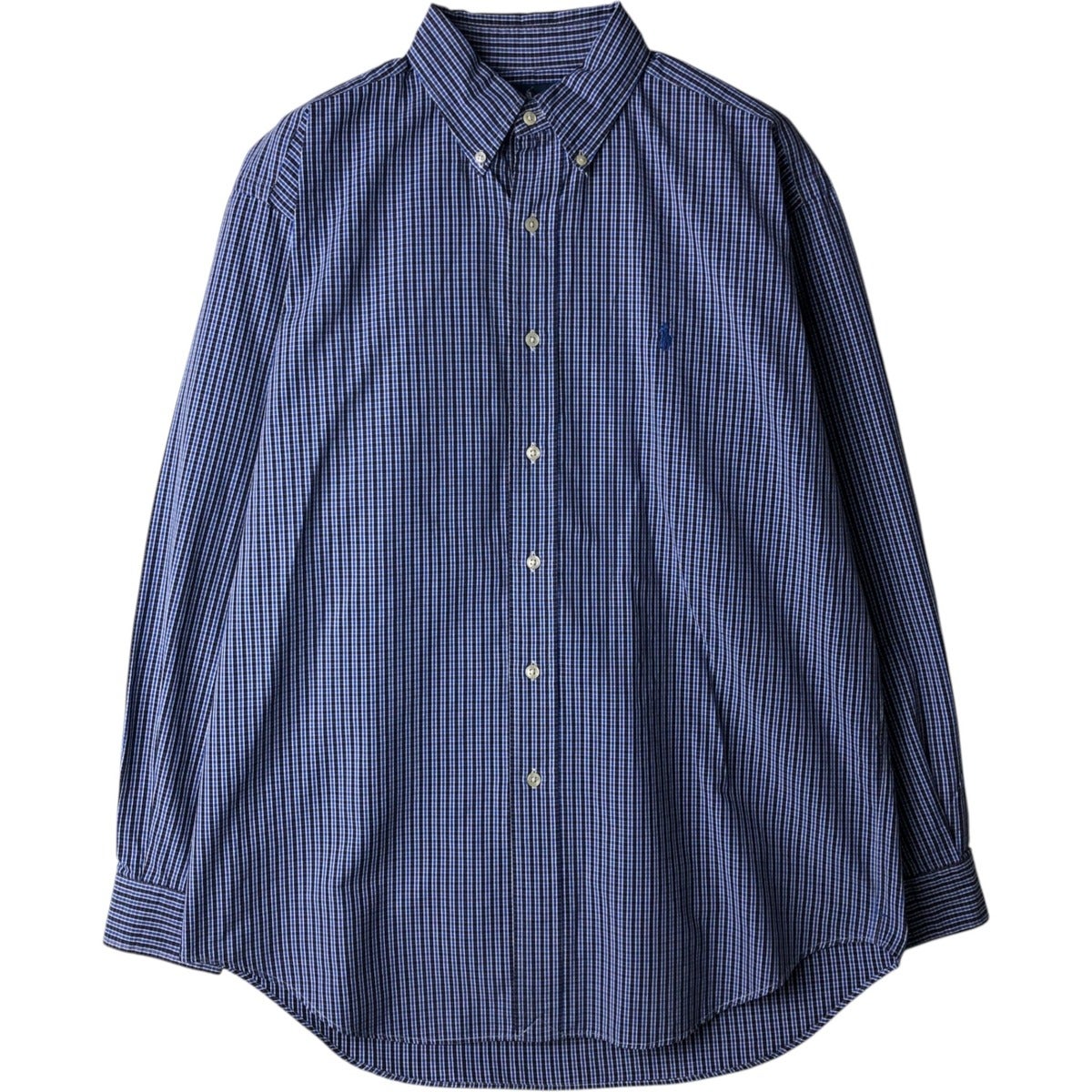 古着 ラルフローレン Ralph Lauren BLAKE 長袖 ボタンダウンチェック