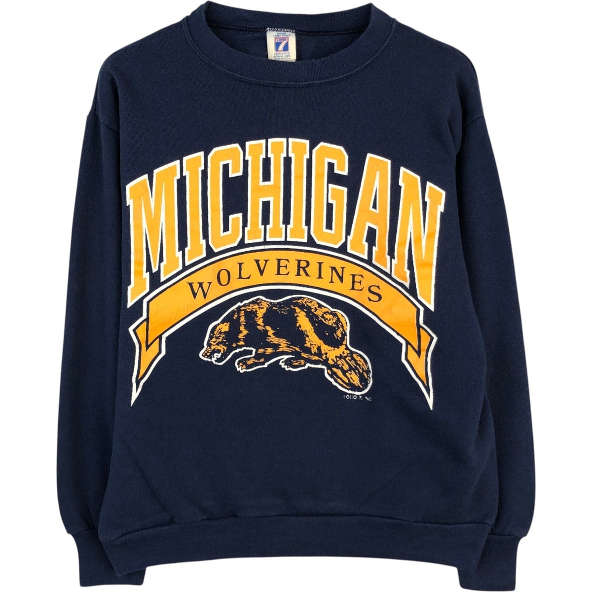 古着 80～90年代 LOGO 7 INC MICHIGAN ミシガン大学 カレッジ