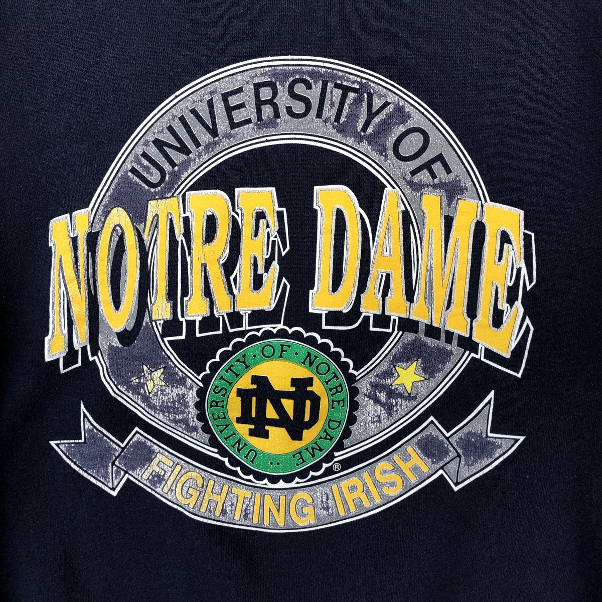 古着 80～90年代 LOGO 7 INC NOTRE DAME ノートルダム大学 カレッジ