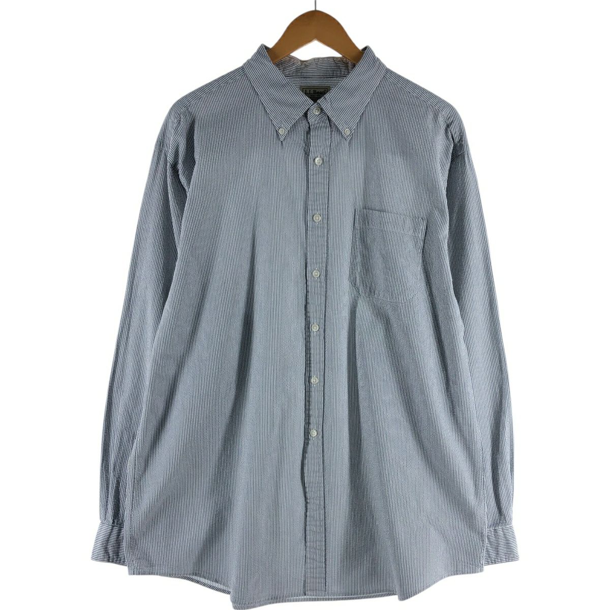 古着 90～00年代 エルエルビーン L.L.Bean ストライプ柄 シアサッカー